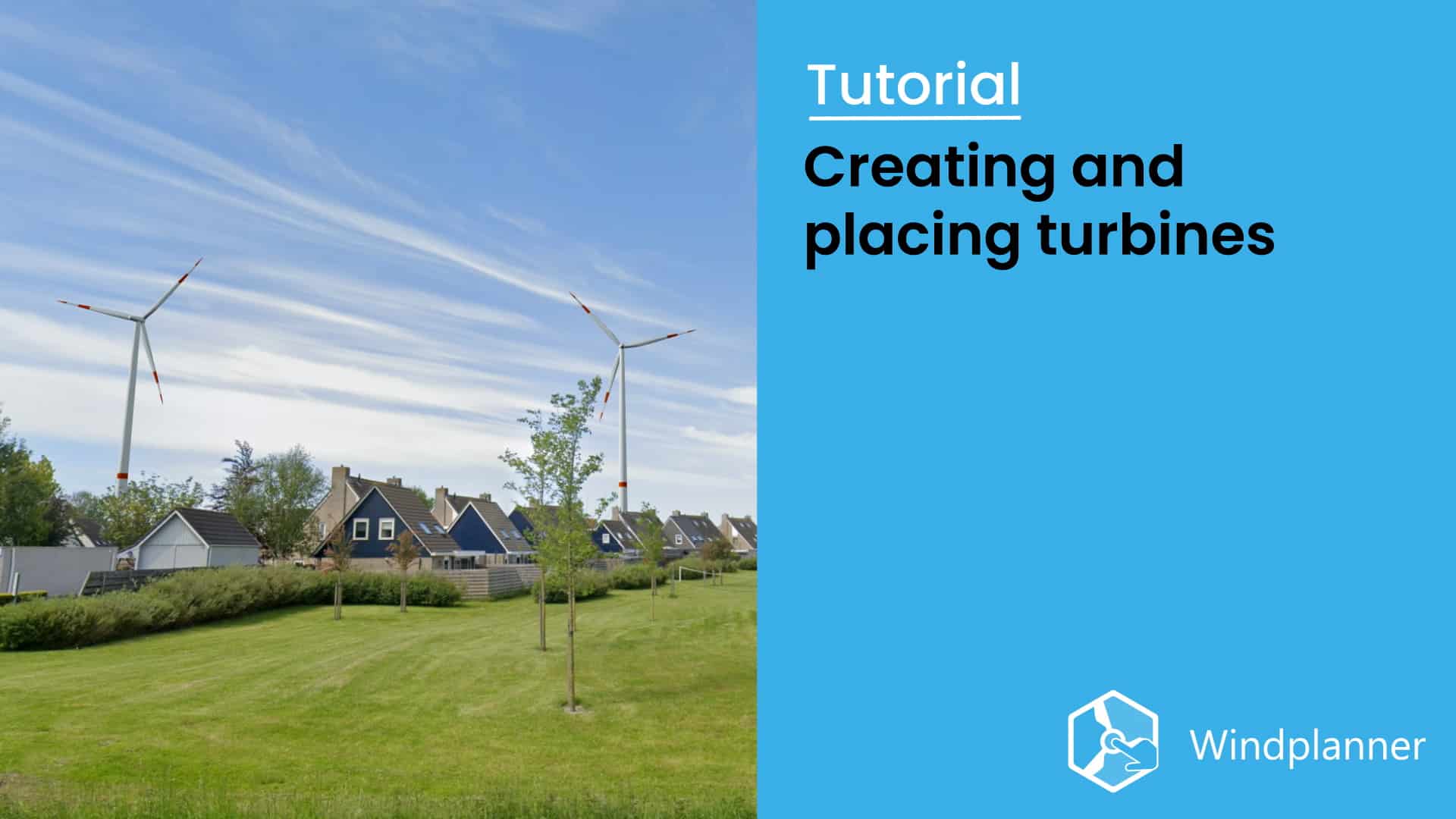 Creating wind farms