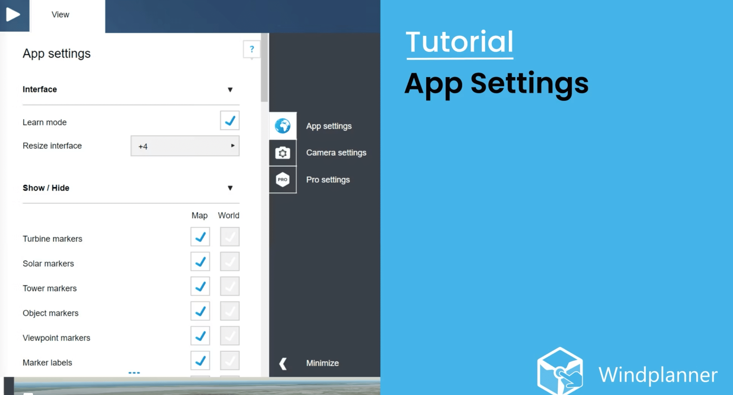 App Settings